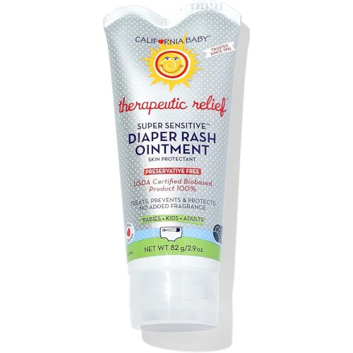 California Baby Super Sensitive Unscented Diaper Rash Cream | Zinc Oxide Ointment | 100% Bio-Based | Fragrance Free | Hypoallergenic | Soothing Diaper Rash Cream For Baby | 82 g / 2.9 oz