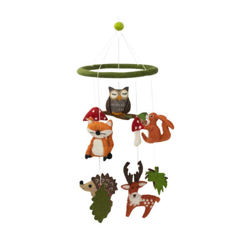 Wool Mobile - Forest Creatures by The Winding Road – Pacifier Kids Boutique