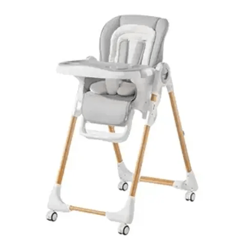 Mallify Convertible High Chairs for Babies and Toddlers, Height Adjustable Baby High Chair, High Chair with Removable Tray, Adjustable Backrest, Portable Baby Dinning Chair with Lockable Wheels
