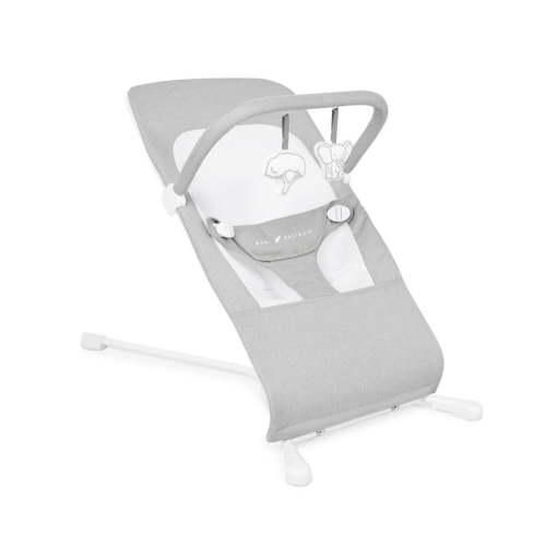 Baby Delight Highland Portable Baby Bouncer, 3 Position, Infants 0-6 Months, Pebble Grey (Unisex)