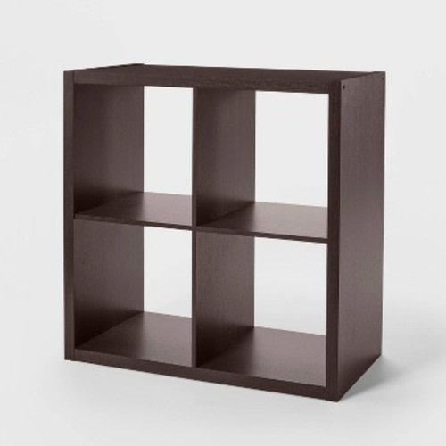 4 Cube Organizer - Brightroom™, Color: Espresso