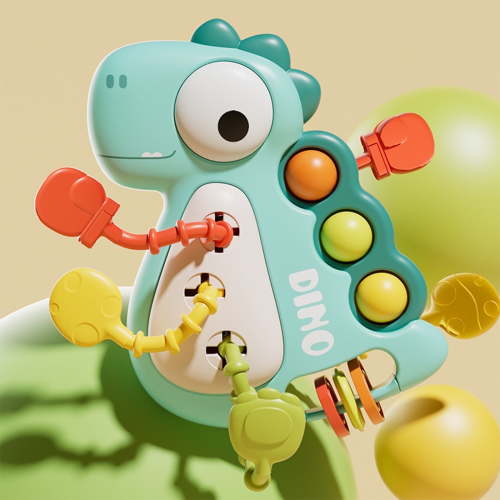 Toy Clearance! Feledorashia Montessori Toys for 1+ Year Old, Kids Soft Glue Pull Toys, Fun Dinosaur Shape Toys for Toddler Boy Girl Infant Birthday Gifts