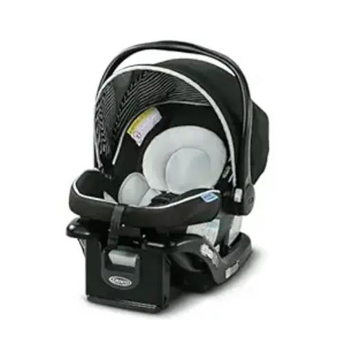 Graco SnugRide Lite LX Infant Car Seat, Lightweight Rear-Facing Seat for Babies 4–30 lb, 4-Position Adjustable Base, Latch Installation & ProtectPlus Engineered, Studio