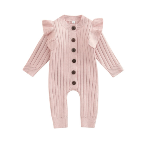 Knit Button Romper