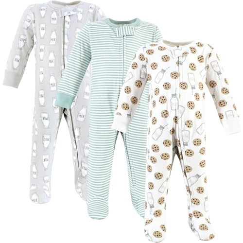 Hudson Baby Unisex Baby Cotton Sleep and Play