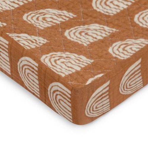 Babyletto Rainbow Quilted Muslin Changing Pad Cover