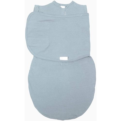 embé 2-Way Transition Swaddle, 12-18 lbs, Arms & Legs In Or Out, Warm Up & Cool Down 100% Cotton, 3-6 Months