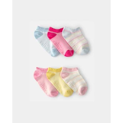 Toddler Girl 6-Pack No Show Socks | Carter's
