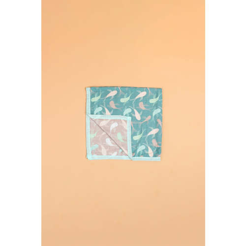 Petite Blanket - Emerald/Mink Koi