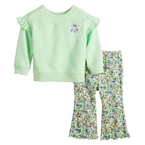 Disney's Lilo & Stitch Baby Girl 2-pc. Flutter Sleeve Top & Leggings Set by Jumping Beans®
