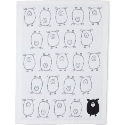 Barefoot Dreams® CozyChic™ Black Sheep Stroller Blanket