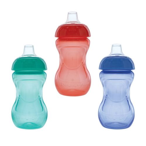 Nuby 6oz Mini Gripper Cup - Boy - 3pk