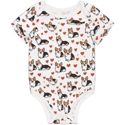 Newborn Baby Romper Clothing Cute Infant Short Sleeve Baby Climbing Clothes Outfit For Boys Girls