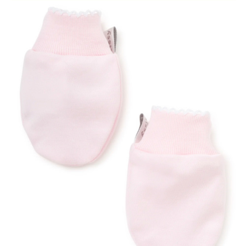 Pink/White Kissy Basics Mittens