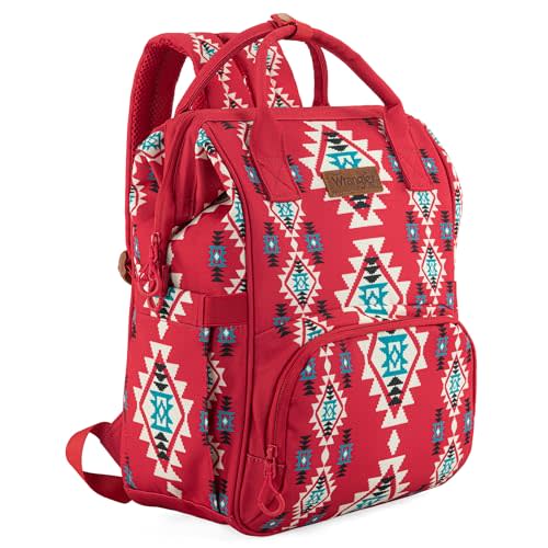 Montana West Wrangler Callie Diaper Bag Backpack with Stroller Straps Multifunction Baby Travel Bag WG2204-9110BDY