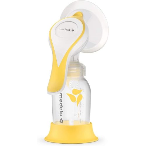 Medela Manual breast pump with Flex Shields Harmony Single Hand for More Comfort and Expressing More Milk