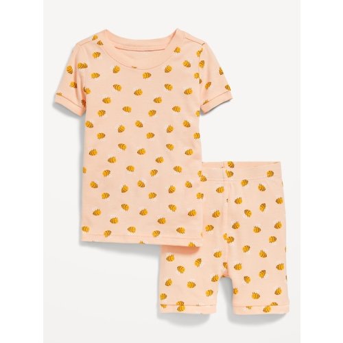 Printed Snug-Fit Pajama Set for Toddler & Baby