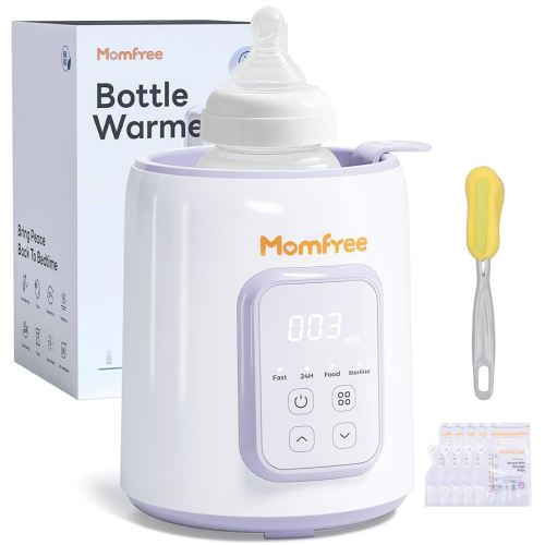 Bottle Warmer, 8-in-1 Fast Baby Bottle Warmer for Breastmilk and Formula,Milk Warmer with Accurate Temperature Control and Automatic Shut-Off,Multifunctional Bottle Warmers for All Bottles (Purple)