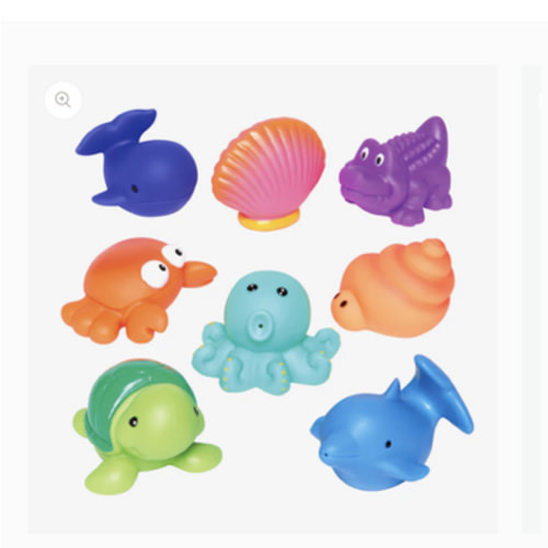 Sea Party Squirtie Baby Bath Toys – Elegant Baby