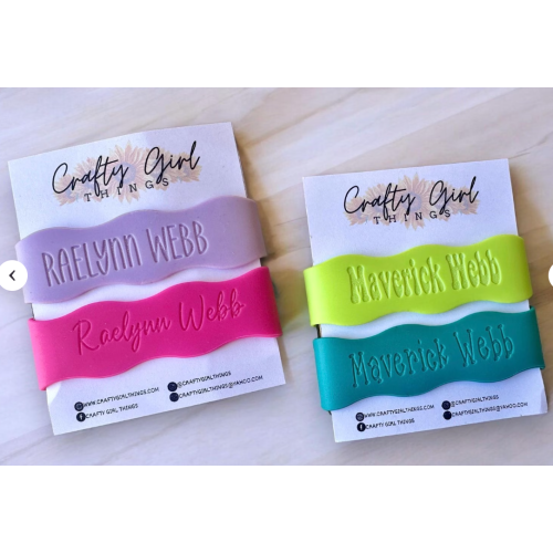 Personalized Silicone Water Bottle Band: Kid Sippy Cup, 2-Pack
CraftyGirlThingsLLC