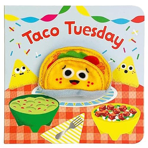 Taco Tuesday Finger Puppet Board Book for Little Taco Lovers, Ages 1-4 (Finger Puppet Book)