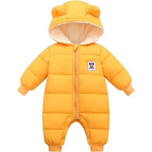 Cute Baby Boys Snowsuit New Born baby girls Winter Coat Toddler Clothes