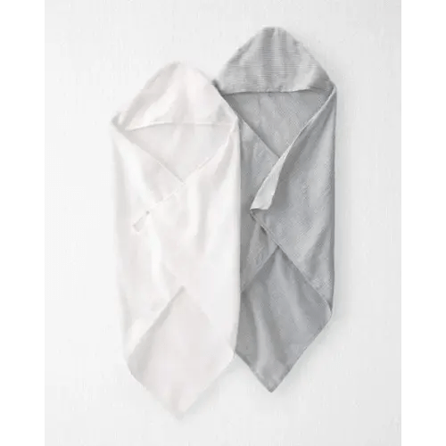 Baby 2-Pack Organic Cotton Towels - Little Planet | Carter's