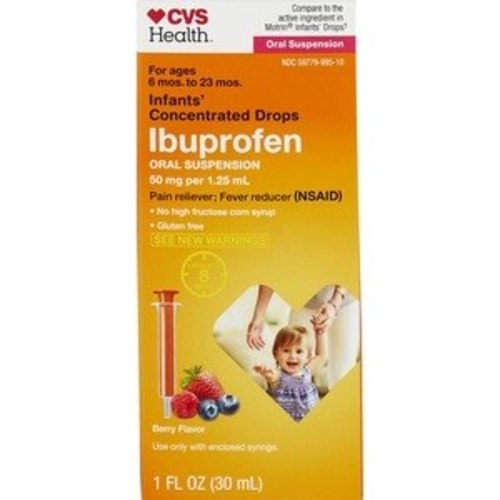 CVS Health Infants' Ibuprofen Oral Suspension Concentrated Drops, Berry, 1 FL OZ, 1 Ounce