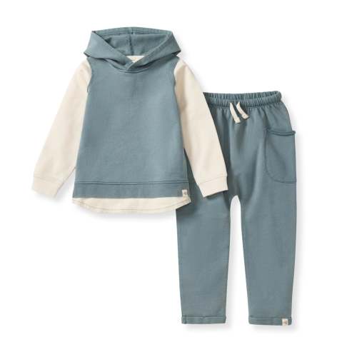 Acid Wash Sweatshirt & Pants Set – Burt's Bees Baby