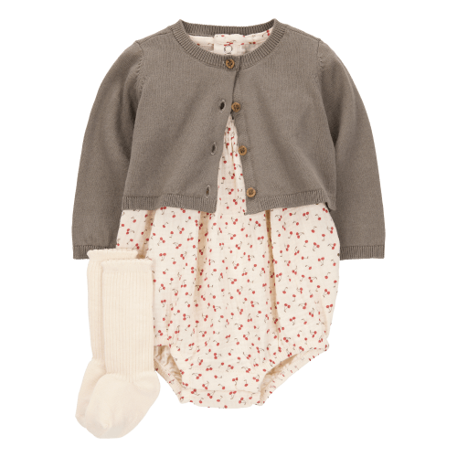 Baby 3-Piece Bubble Cardigan Set - Carter's | Carter's