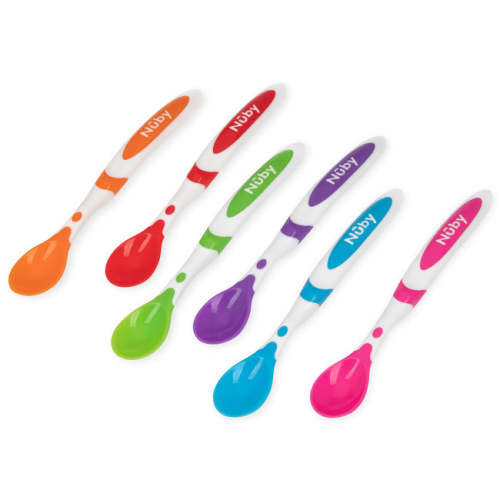 Long Handle Weaning Spoons (6 Pack)