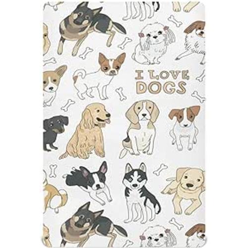 Amazon.com: Pets Dogs Crib Sheets for Boys Girls Pack and Play Sheets Breathable Mini Crib Sheets Fitted Crib Sheet for Standard Crib and Toddler Mattresses Baby Crib Sheets for Girls Boys, 52x28IN : Baby