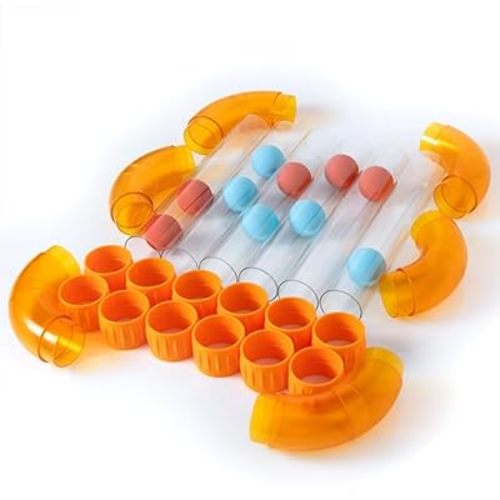 Fat Brain Toys Air Toobz Expansion Pack - Air-Powered STEM Building Toy for Kids & Teens, Kids Building Toys, STEM Toys for 3+ Year Old