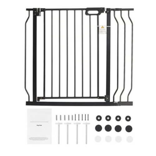 KFFKFF Baby Gate Safety Stair Gate Dog Barrier Doorway - Adjustable Width from 29.5 to 39, Height 30