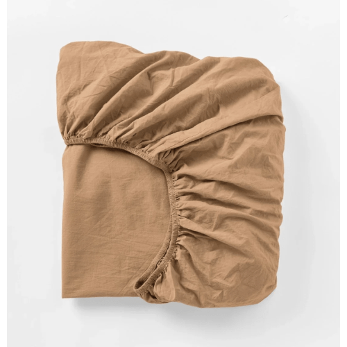 Organic Crinkled Percale Crib Sheet