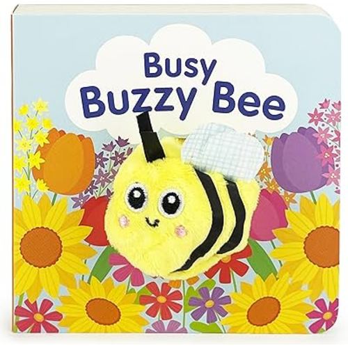 Busy Bee Finger Puppet Board Book, Ages 1-4