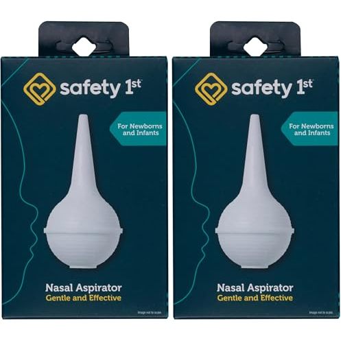 Safety 1st Nasal Aspirator, White, One Size (Pack of 2)