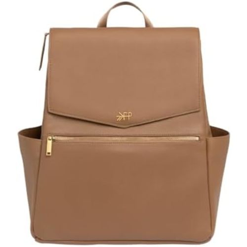 Freshly Picked Leather Diaper Bag Backpack - Toffee