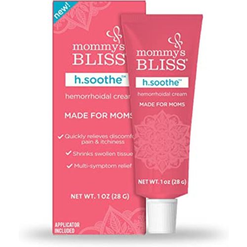 Mommy's Bliss Soothing Hemorrhoid Cream | Quickly Relieves Pain & Itchiness, Multi-Symptom Relief | 1 oz