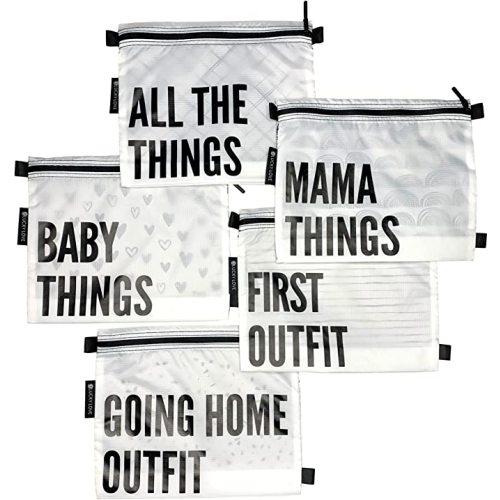 Lucky Love Hospital Bags For Labor and Delivery, Diaper Bag Organizing Pouches and Hospital Bag Essentials For Mom