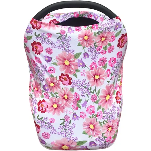 Floral Nursing Cover and Car Seat Canopy