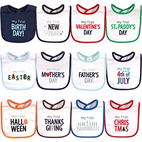Hudson Baby Cotton Bibs