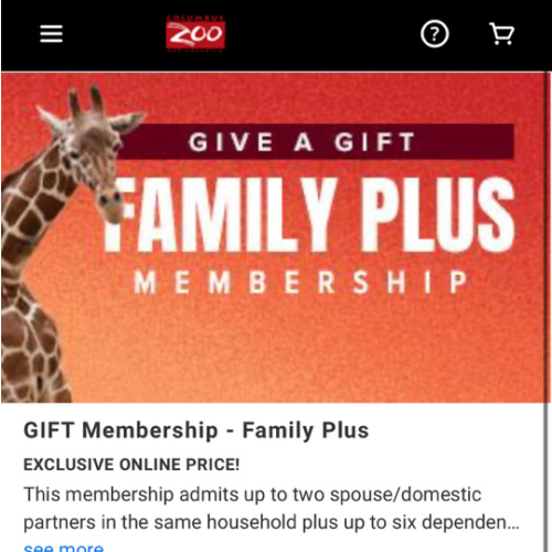 Columbus Zoo - Package Details