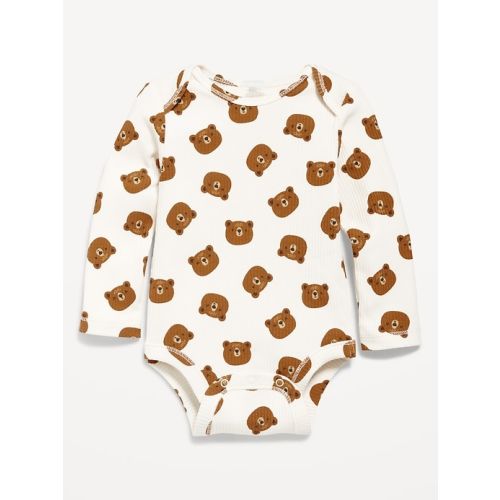 Printed Long-Sleeve Bodysuit for Baby