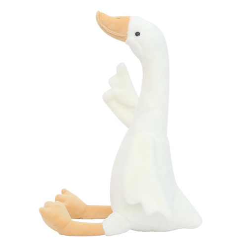40/50/60cm Goose Plush Toy Long Neck Soft Cute Animal Doll Hugging Pillow Sleeping Accompany Simulation Stuffed Animal Plush Doll Toy Throw Pillow Birthday Gift