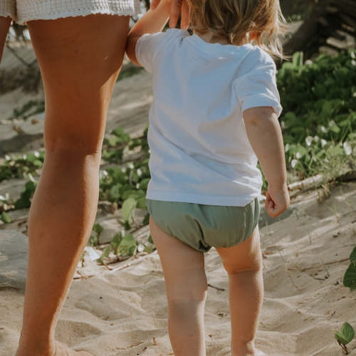 reusable swim nappy - moss – Pekpi