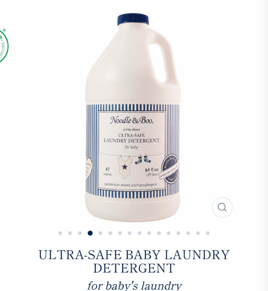 Noodle & Boo Baby Laundry Essentials Ultra-Safe Laundry Detergent