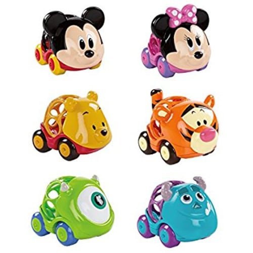 Bright Starts Disney Baby Go Grippers Collection Push Cars from Oball, Ages 12 Months +