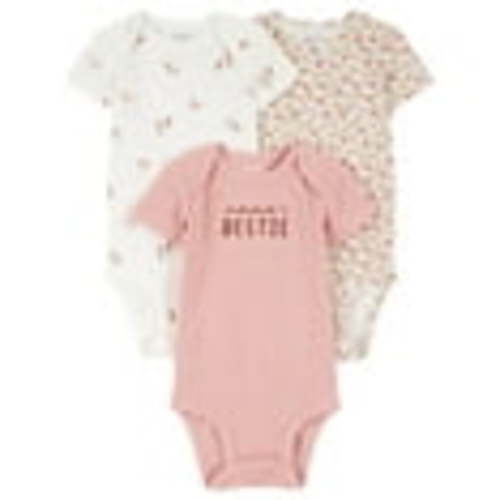Carter's Child of Mine Baby Girl Bodysuit, 3-Pack, Sizes Preemie-18 Months