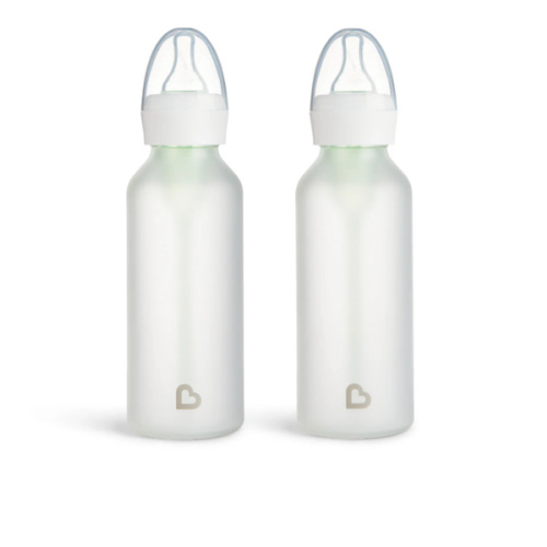 Bond® Silicone Glass Bottle 4oz or 8oz, 2pk | Munchkin